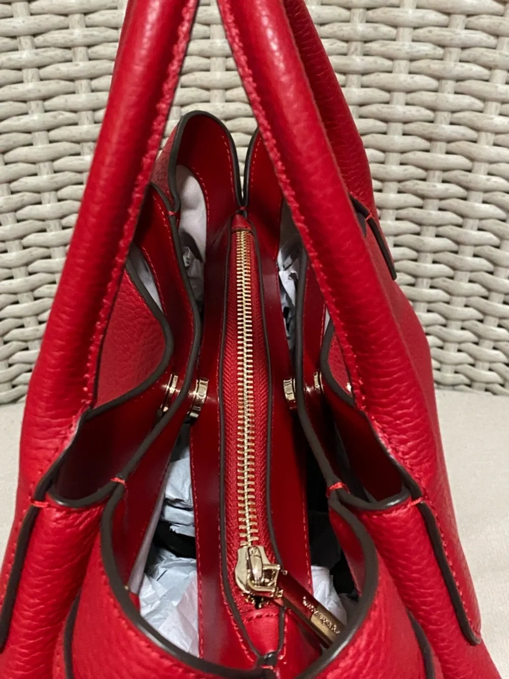 Kate Spade Perfect Cherry Red Dumpling Large Satchel Crossbody